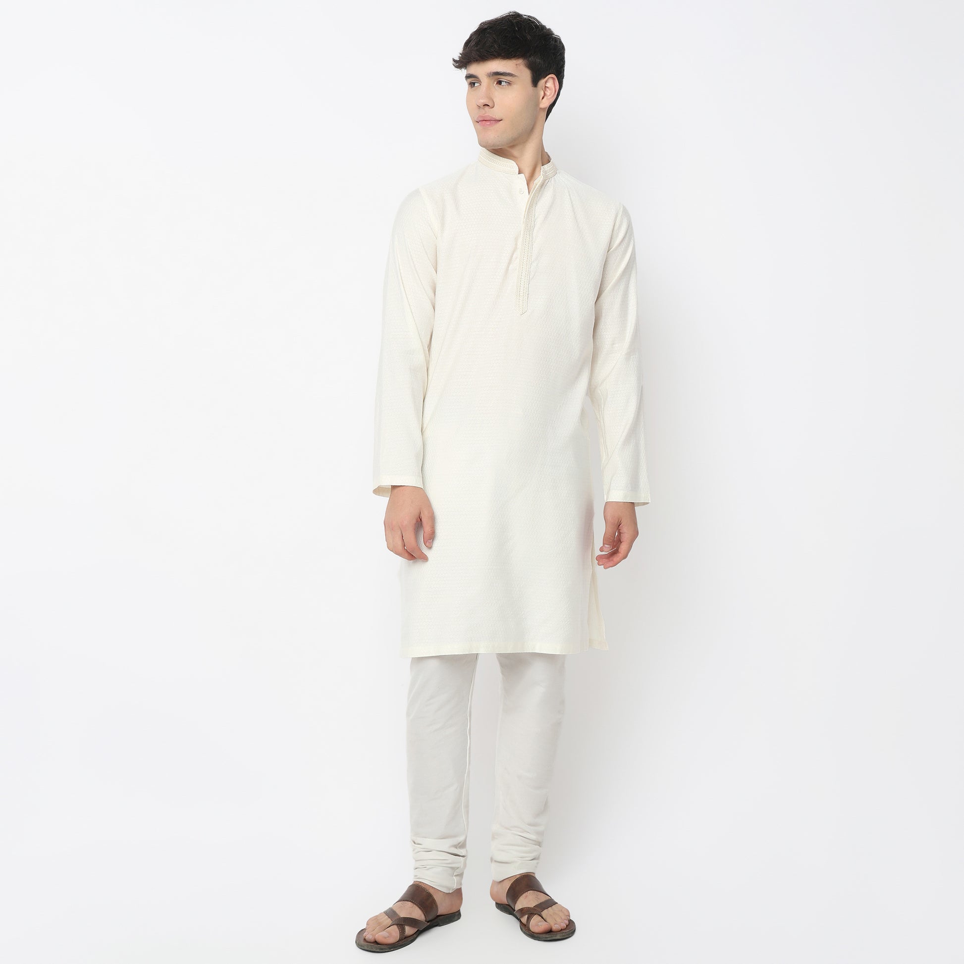 Jacquard Long Kurta