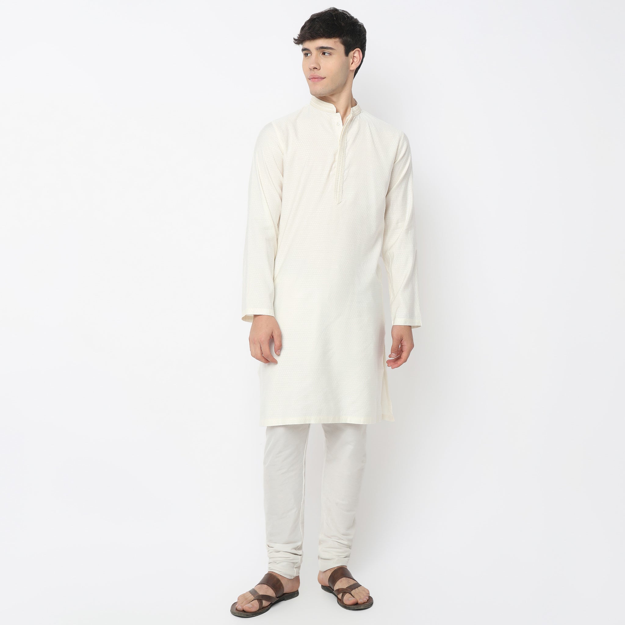 Jacquard Long Kurta
