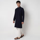 Buy Men Straight Fit Embroidered Full Sleeve Kurta  - Style Union