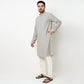 Buy Men Straight Fit Embroidered Full Sleeve Kurta  - Style Union