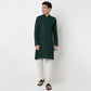 Buy Men Straight Fit Embroidered Full Sleeve Kurta  - Style Union