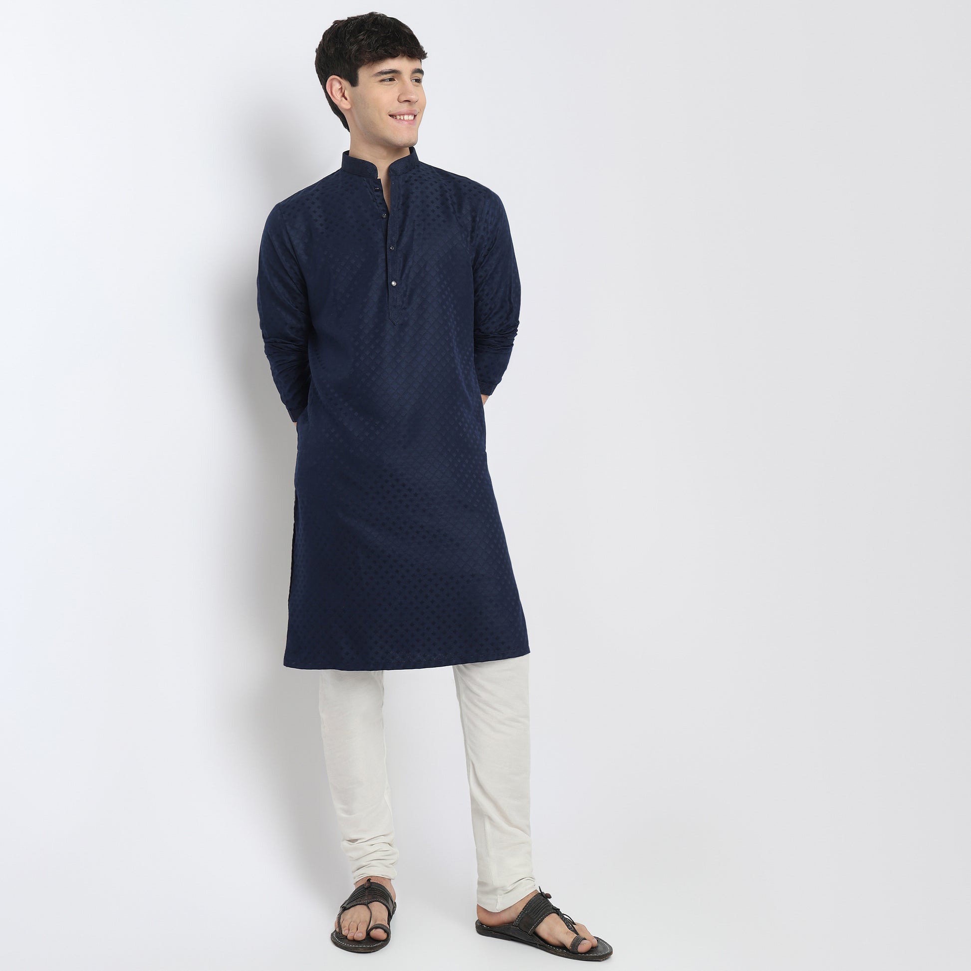 Jacquard Long Kurta