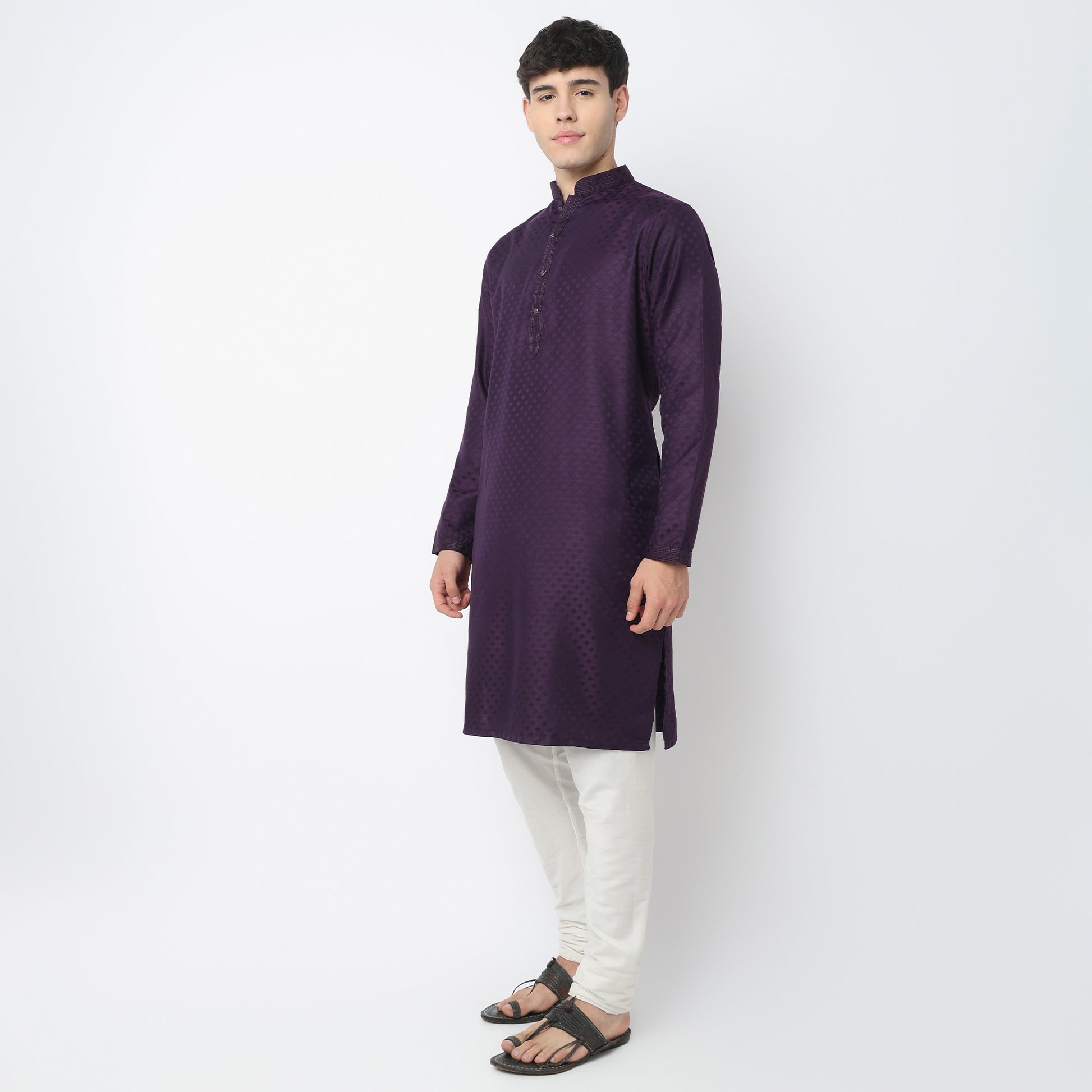 Jacquard Long Kurta