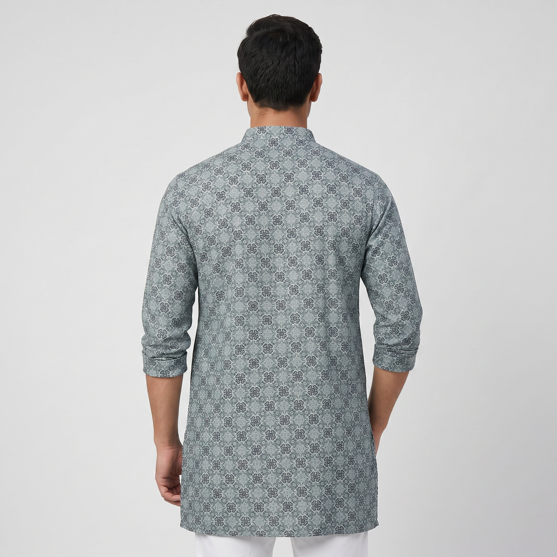 Embroidered Straight Long Kurta