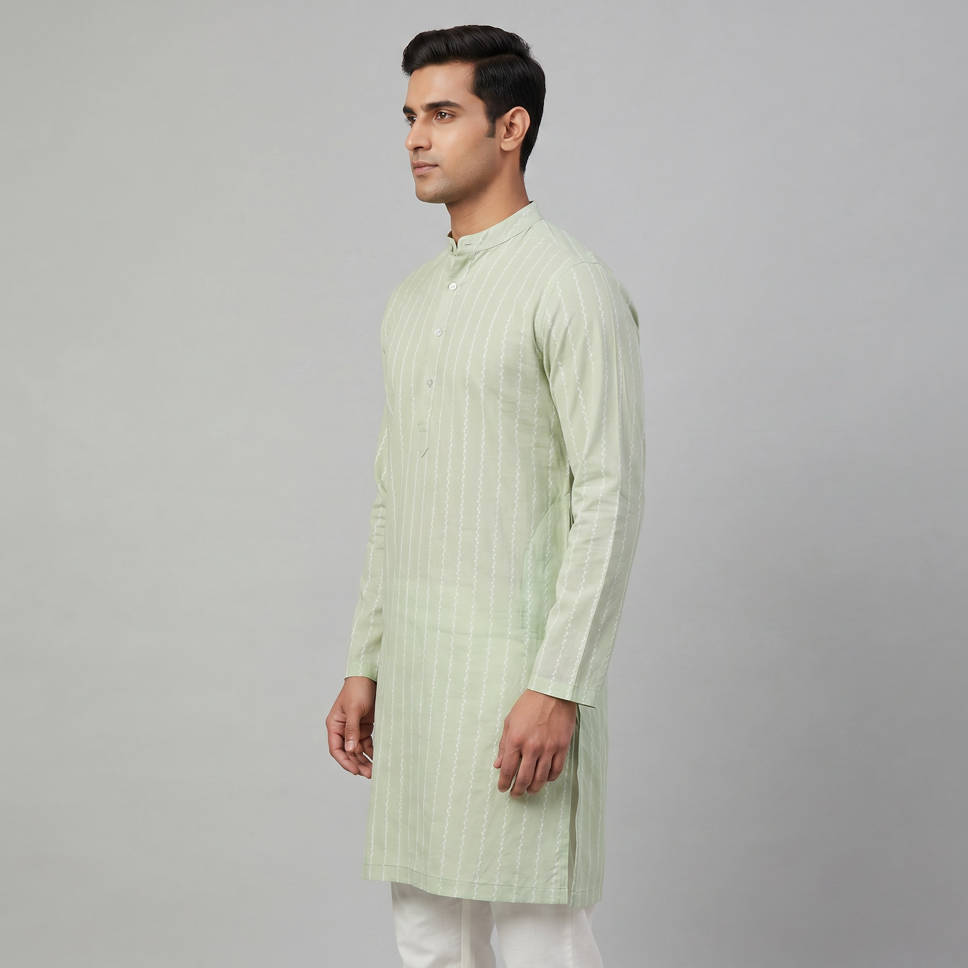 Embroidered Straight Long Kurta