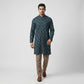 Straight Fit Digital Schiffli Kurta
