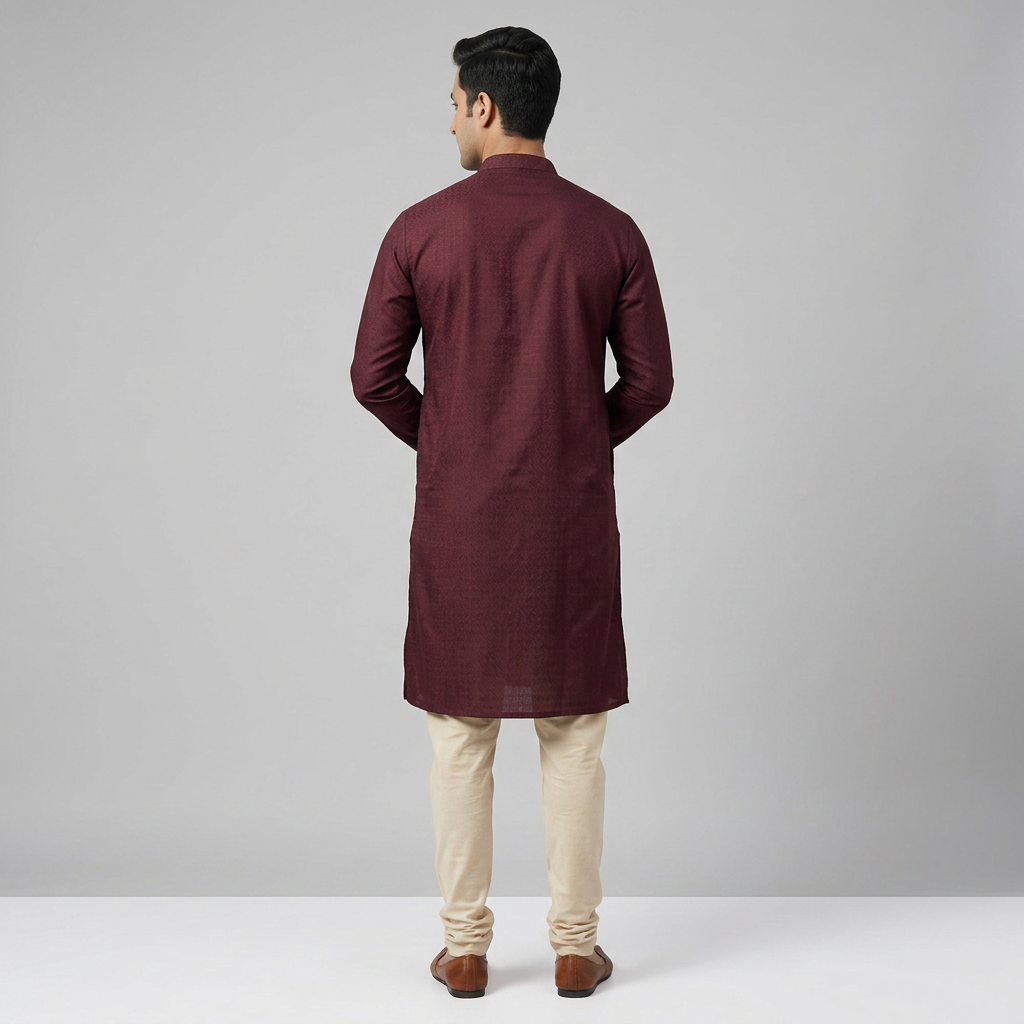Solid Straight Long Kurta