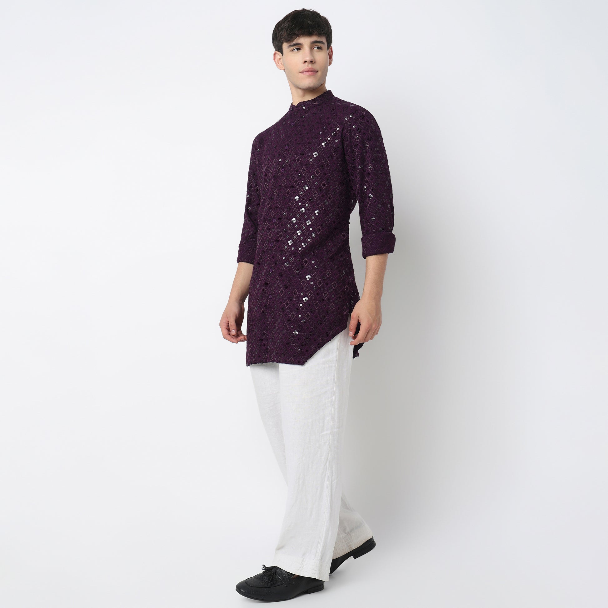 Embroidered Straight Kurta