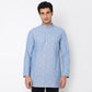 Cotton Jacquard Short Kurta