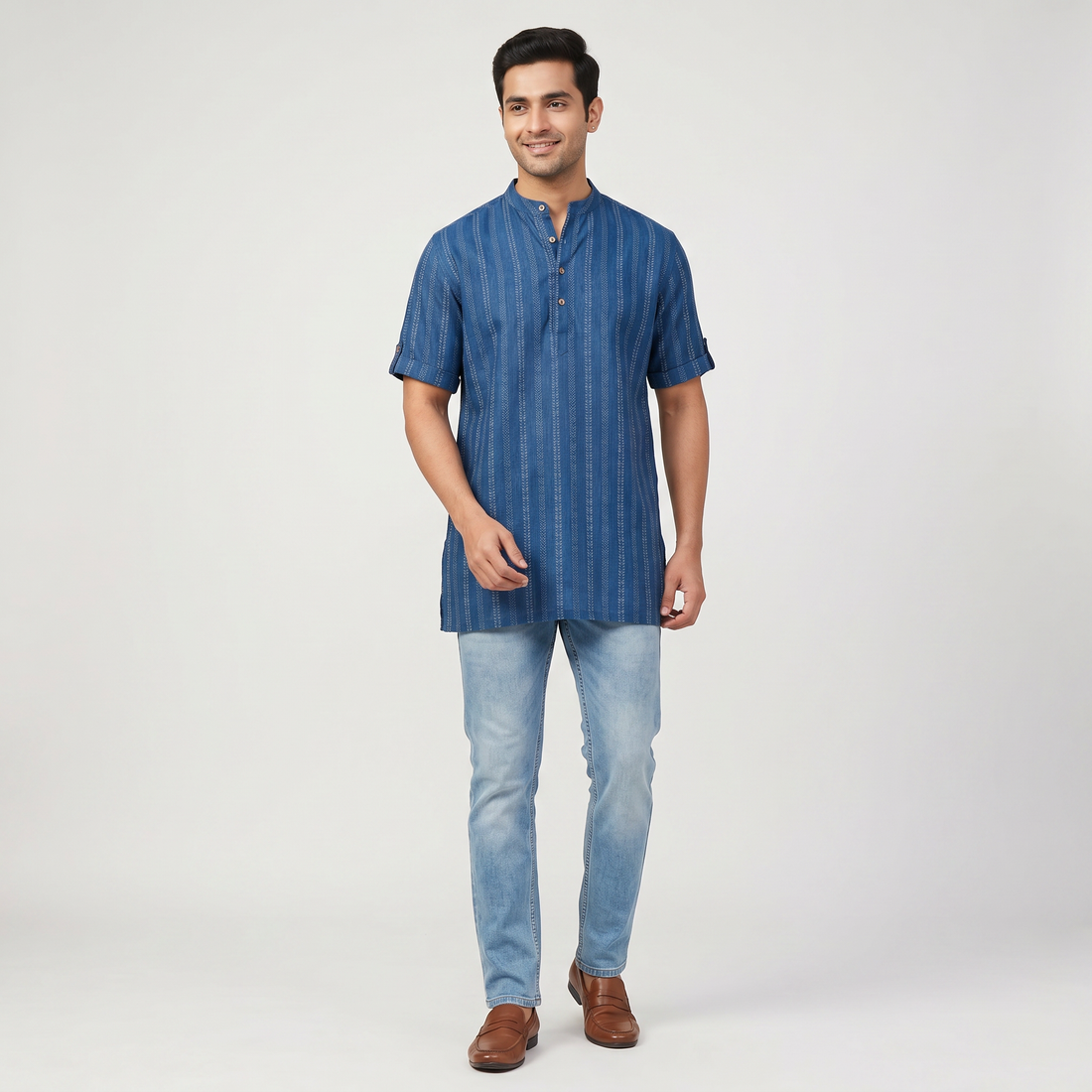 Cotton Printed Short Kurta