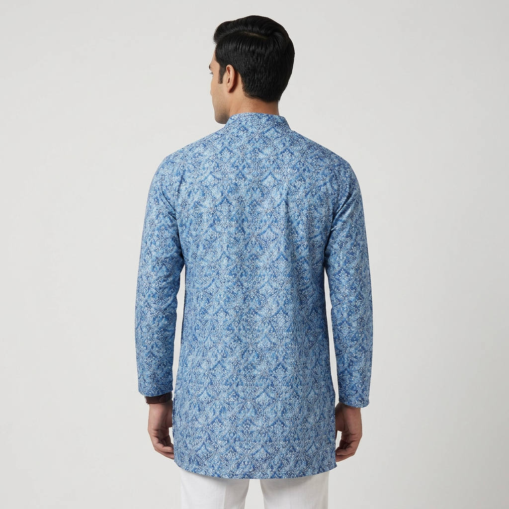 Digital Schiffli Kurta