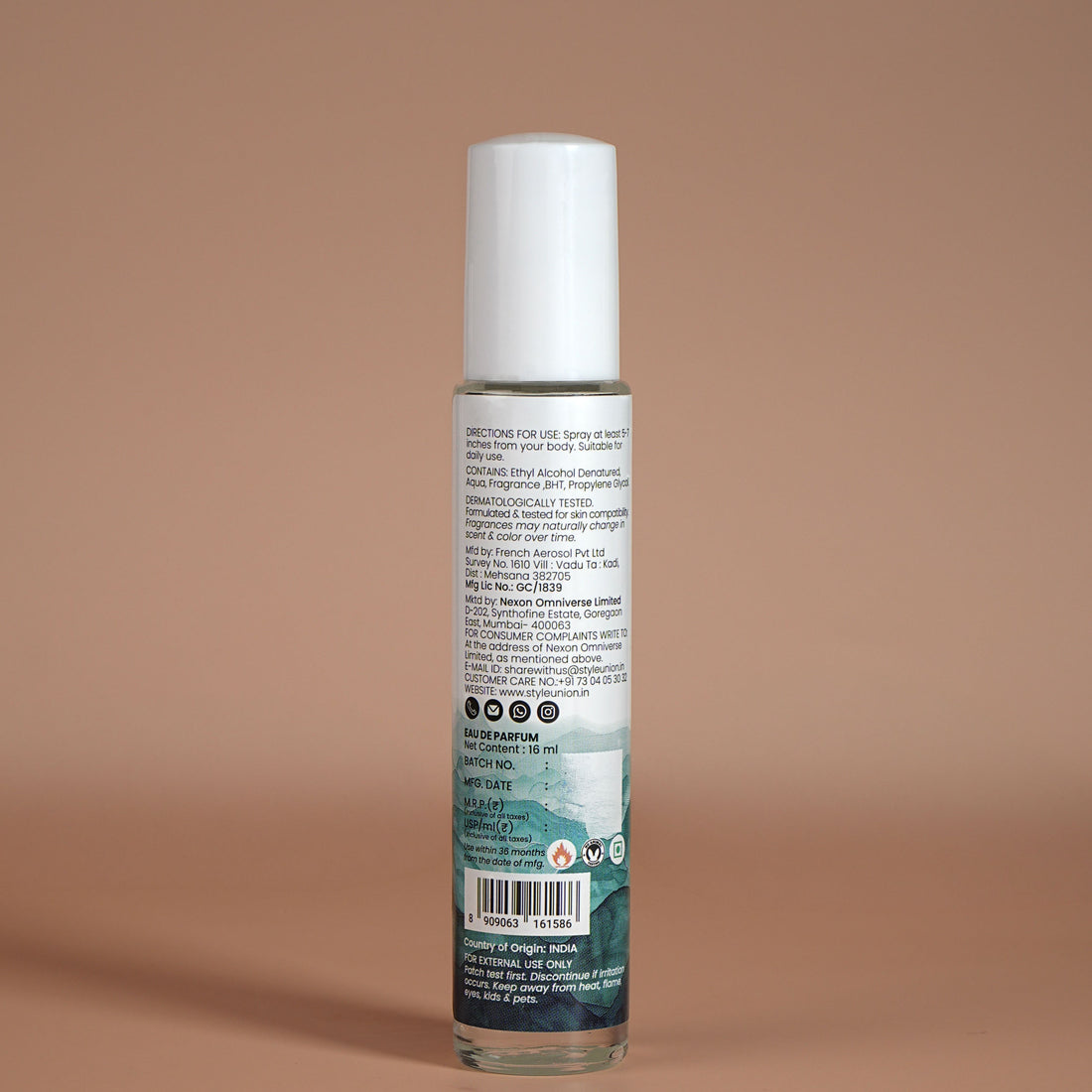 Style Union Long-Lasting Mens Perfumes - 16ml