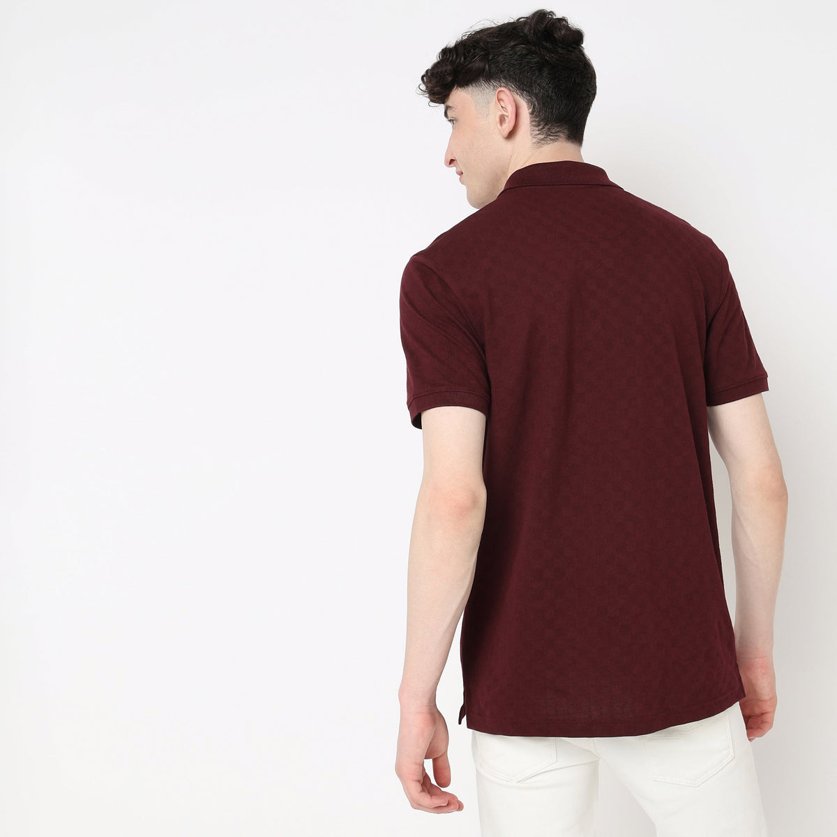 Regular Fit Structured Polo T-Shirt