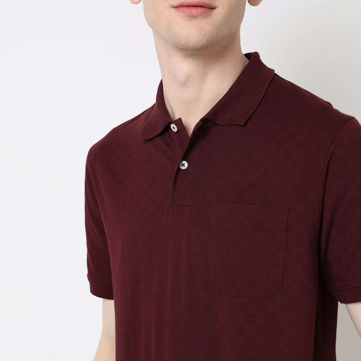 Regular Fit Structured Polo T-Shirt