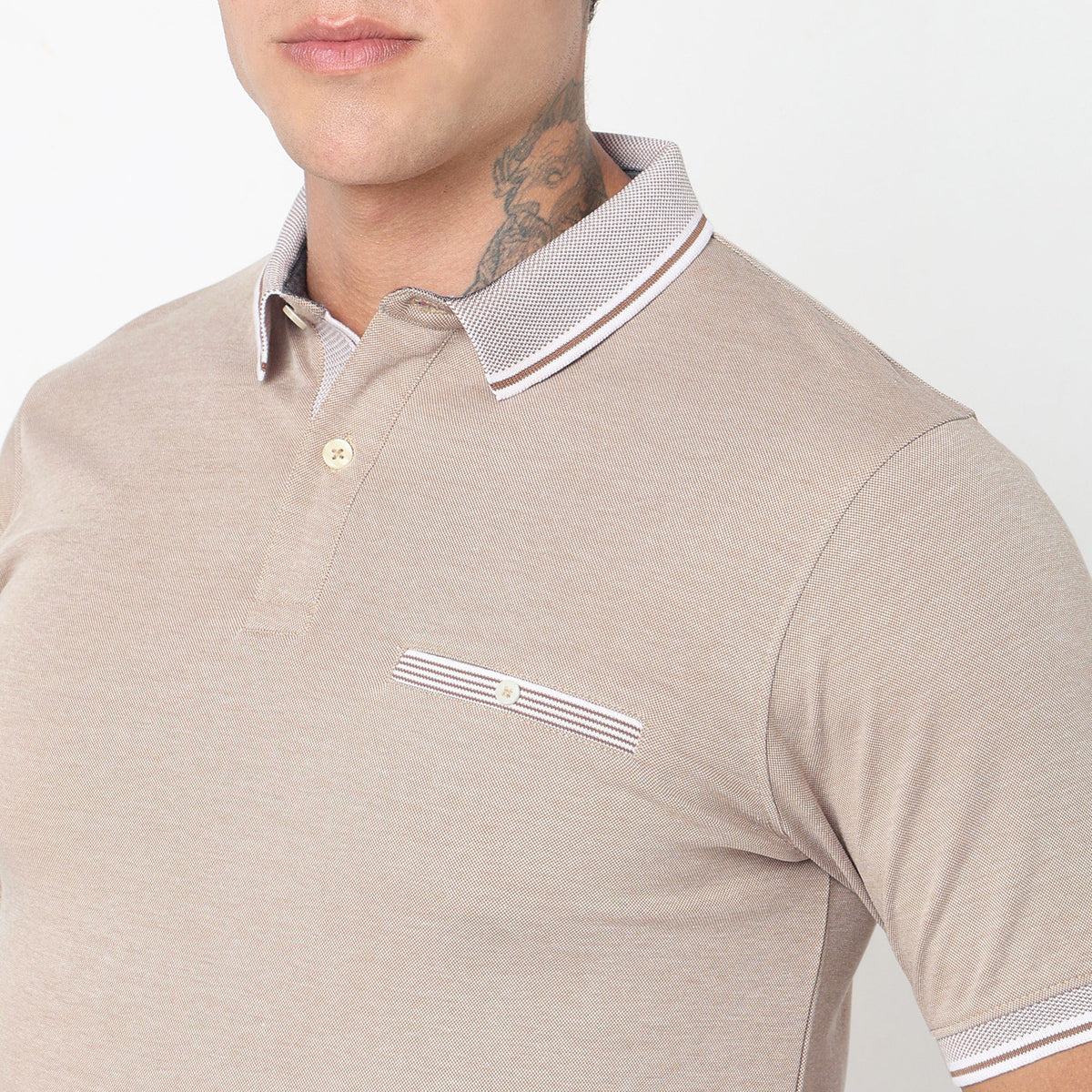 Regular Fit Structured Polo T-Shirt