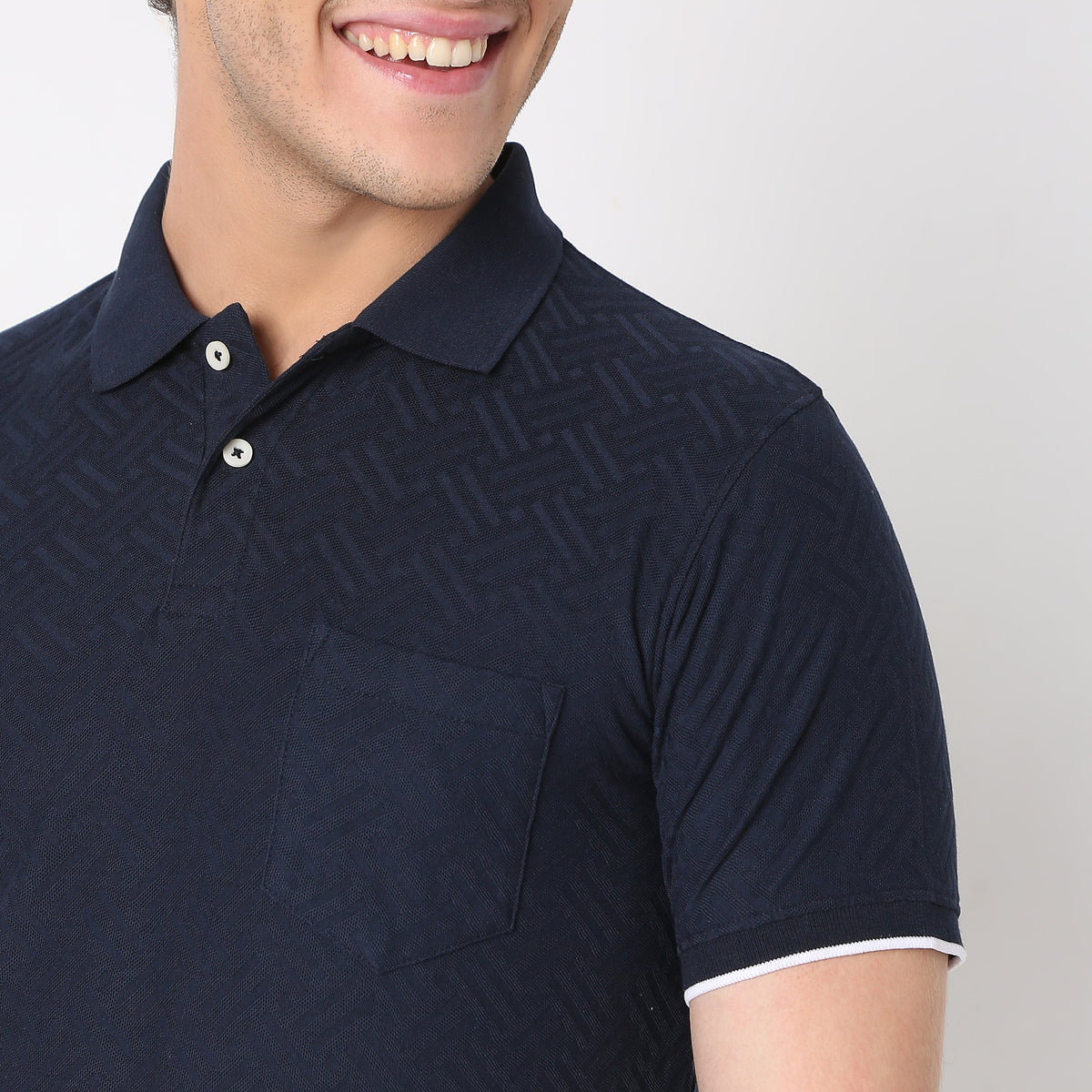 Regular Fit Structured Polo T-Shirt