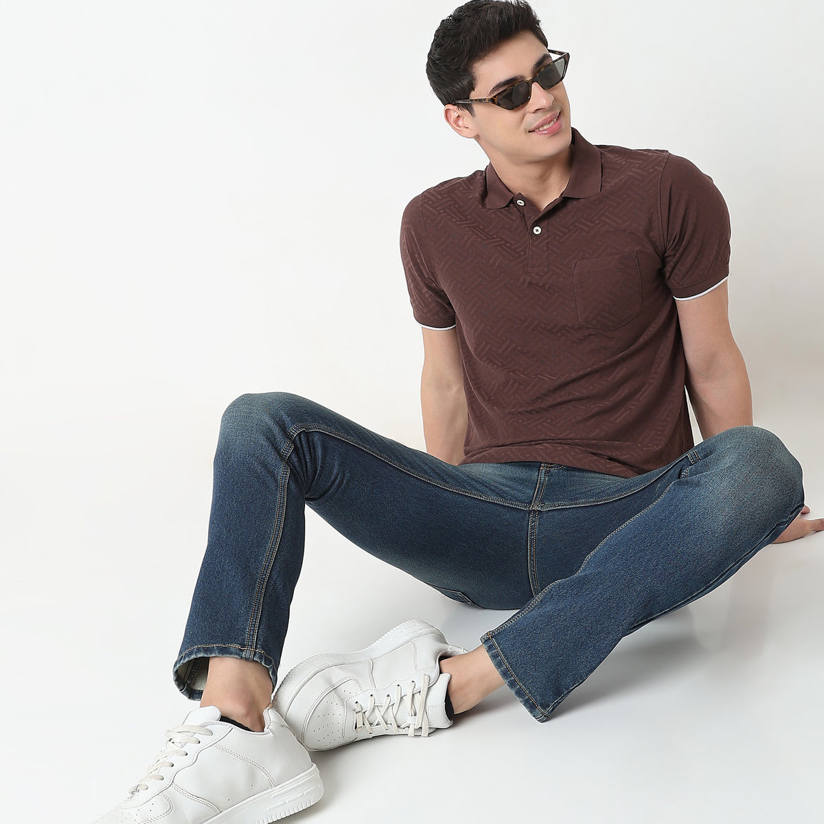 Regular Fit Structured Polo T-Shirt