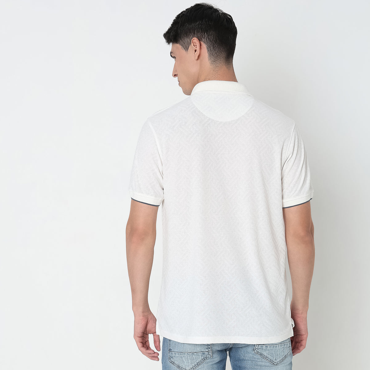 Regular Fit Structured Polo T-Shirt