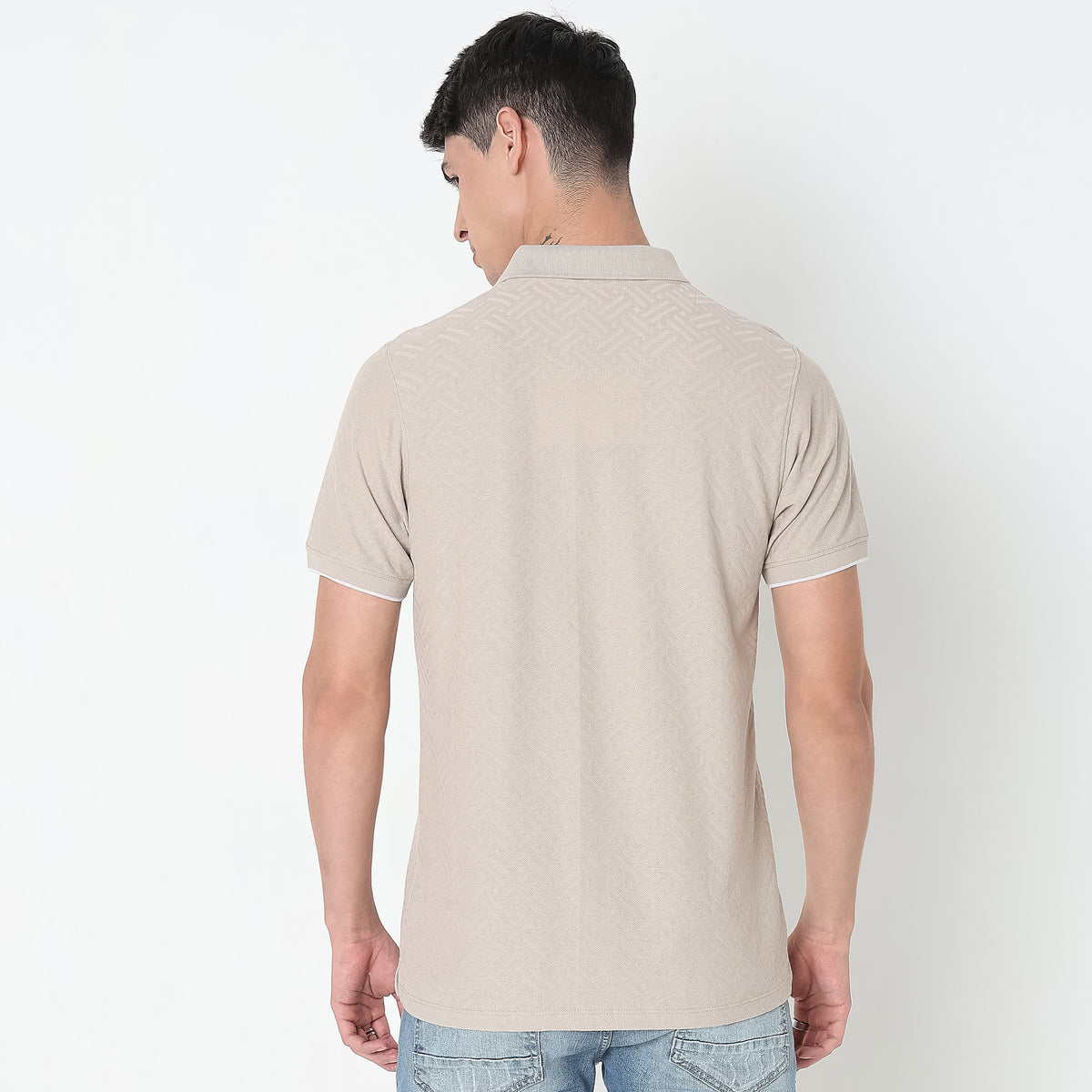 Regular Fit Structured Polo T-Shirt