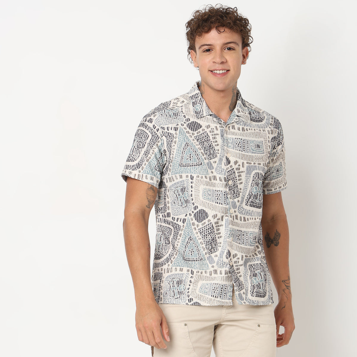 Regular Fit Printed Shirt