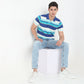 Regular Fit Striped Polo T-Shirt