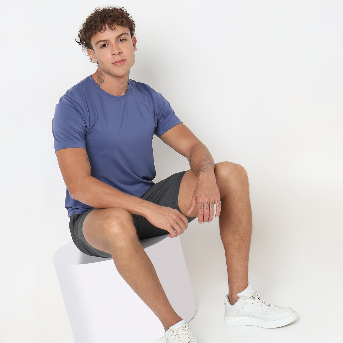 Regular Fit Solid T-Shirt