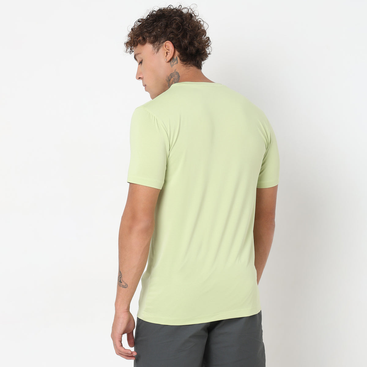 Regular Fit Solid T-Shirt