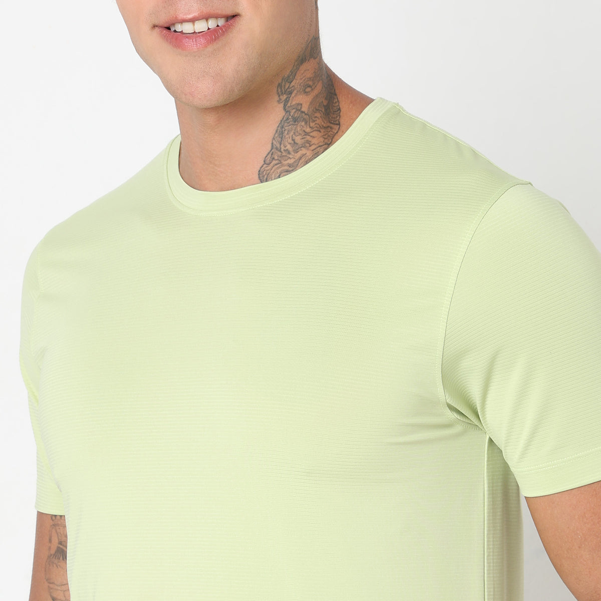 Regular Fit Solid T-Shirt