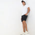 Regular Fit Solid Mid Rise Shorts