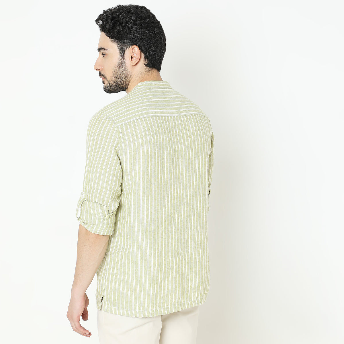 Regular Fit Striped Kurta