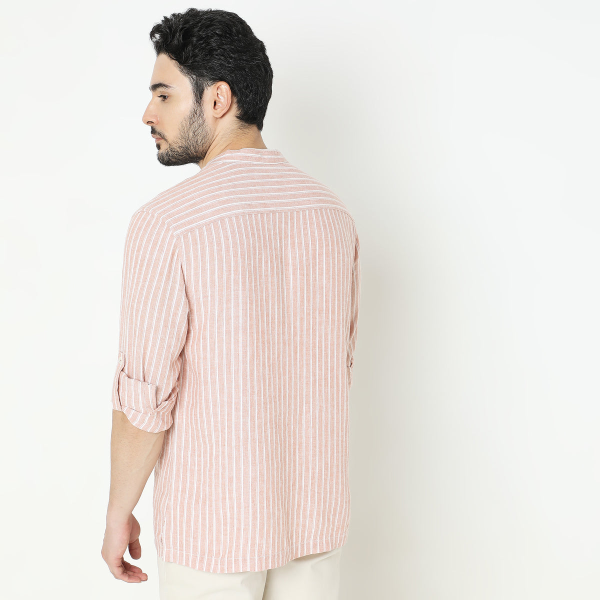 Regular Fit Striped Kurta