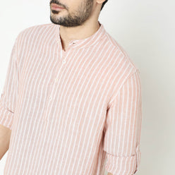 Regular Fit Striped Kurta