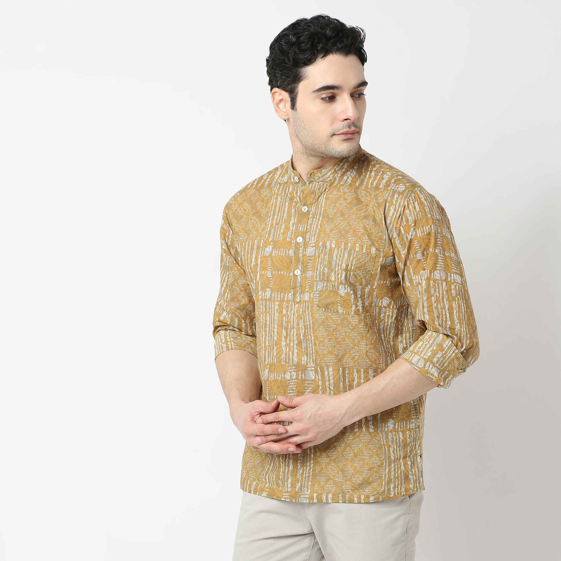 Regular Fit Printed Kurta