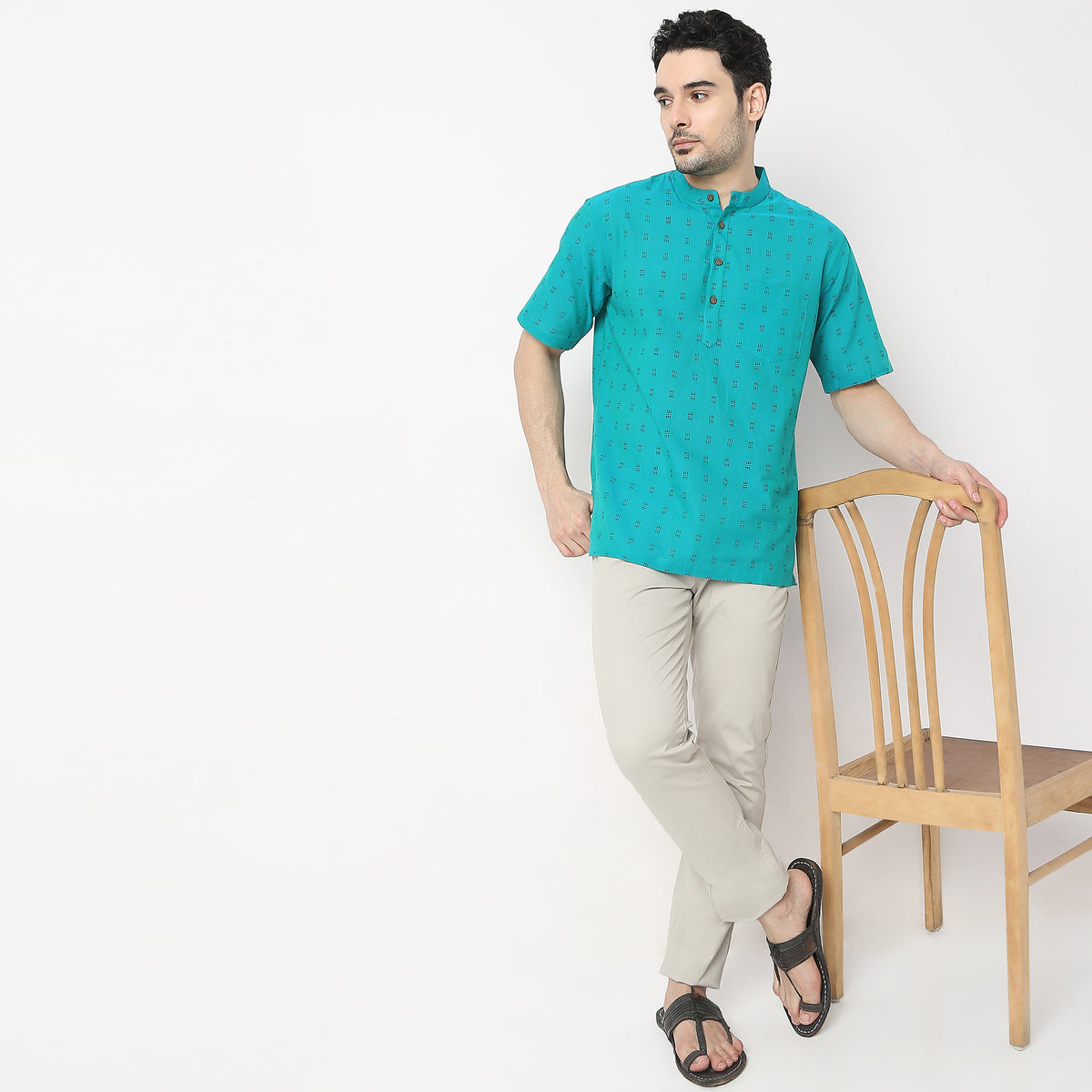 Regular Fit Printed Kurta