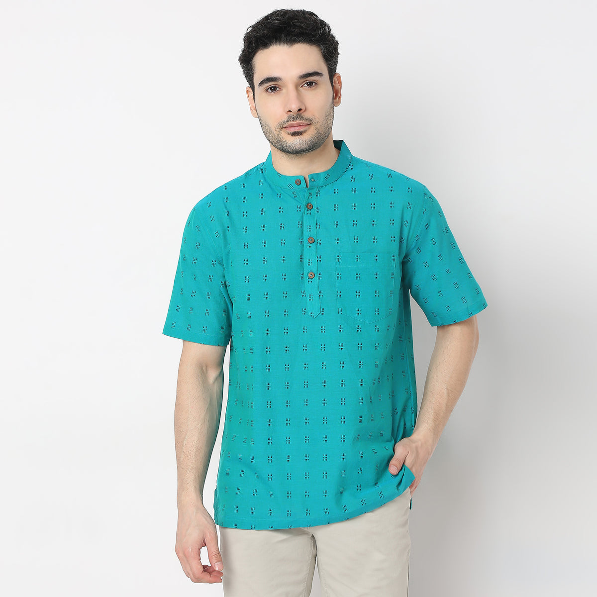 Regular Fit Printed Kurta