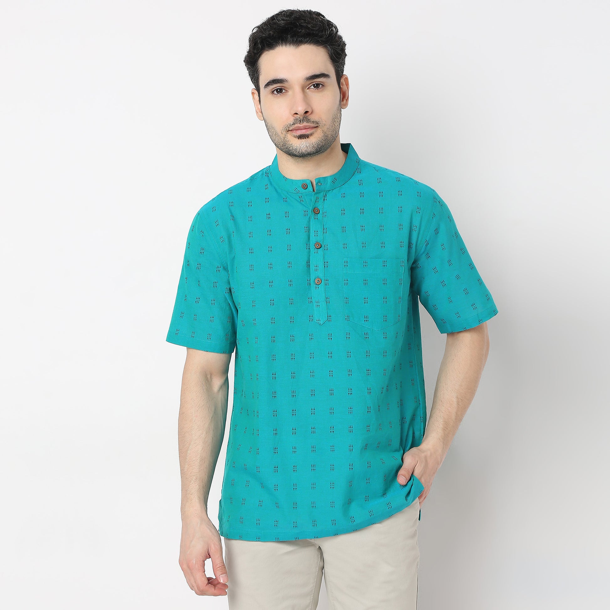 Regular Fit Printed Kurta