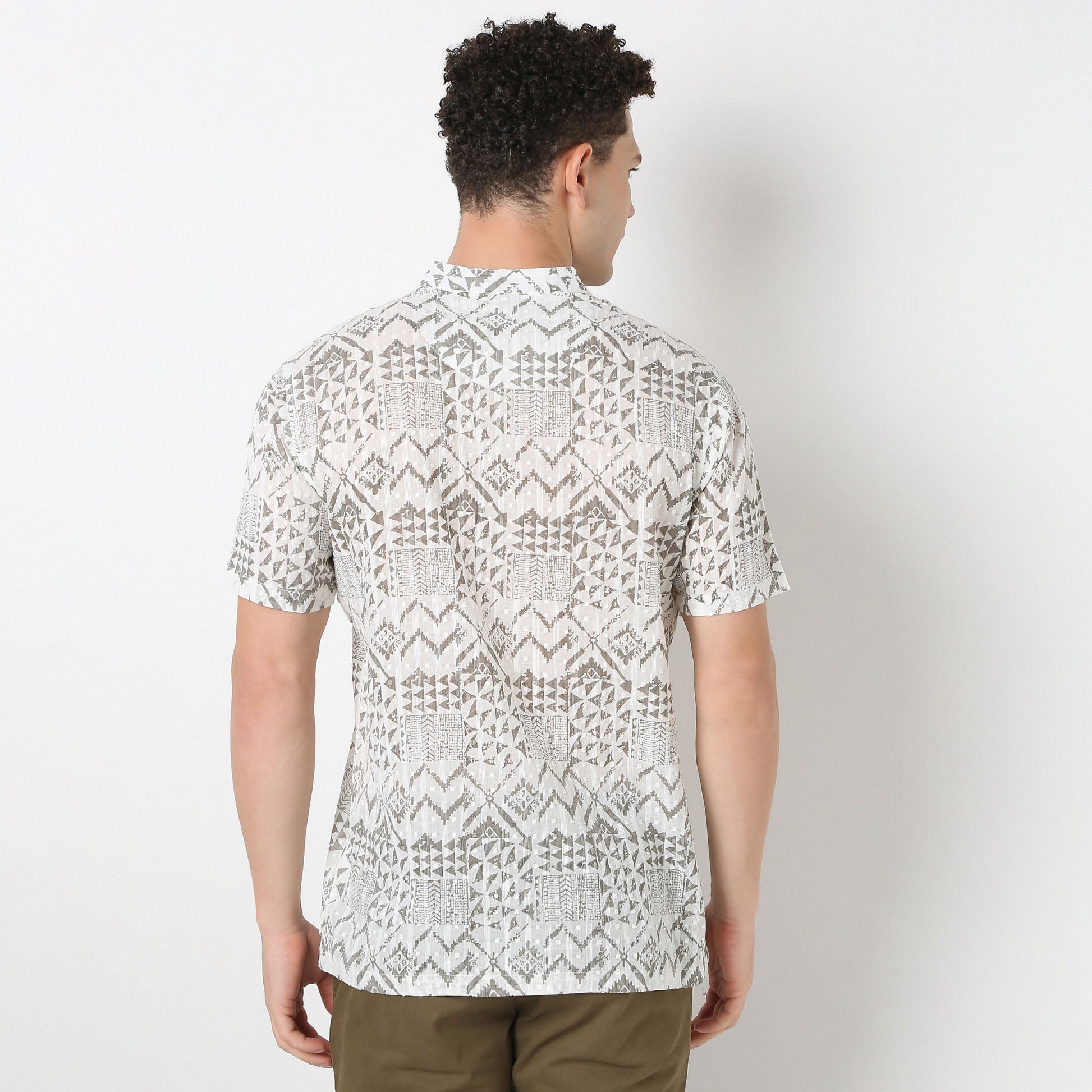 Relaxed Fit Printed Short Kurta