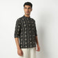Regular Fit Printed Mandarin Collar Kurta