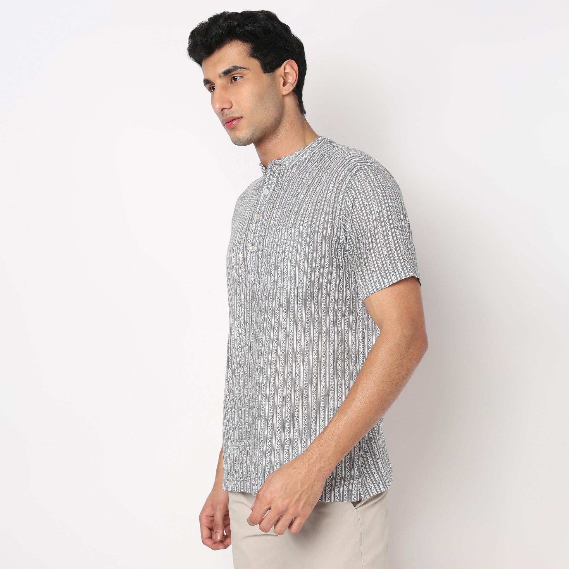 Cotton Printed Short Kurta