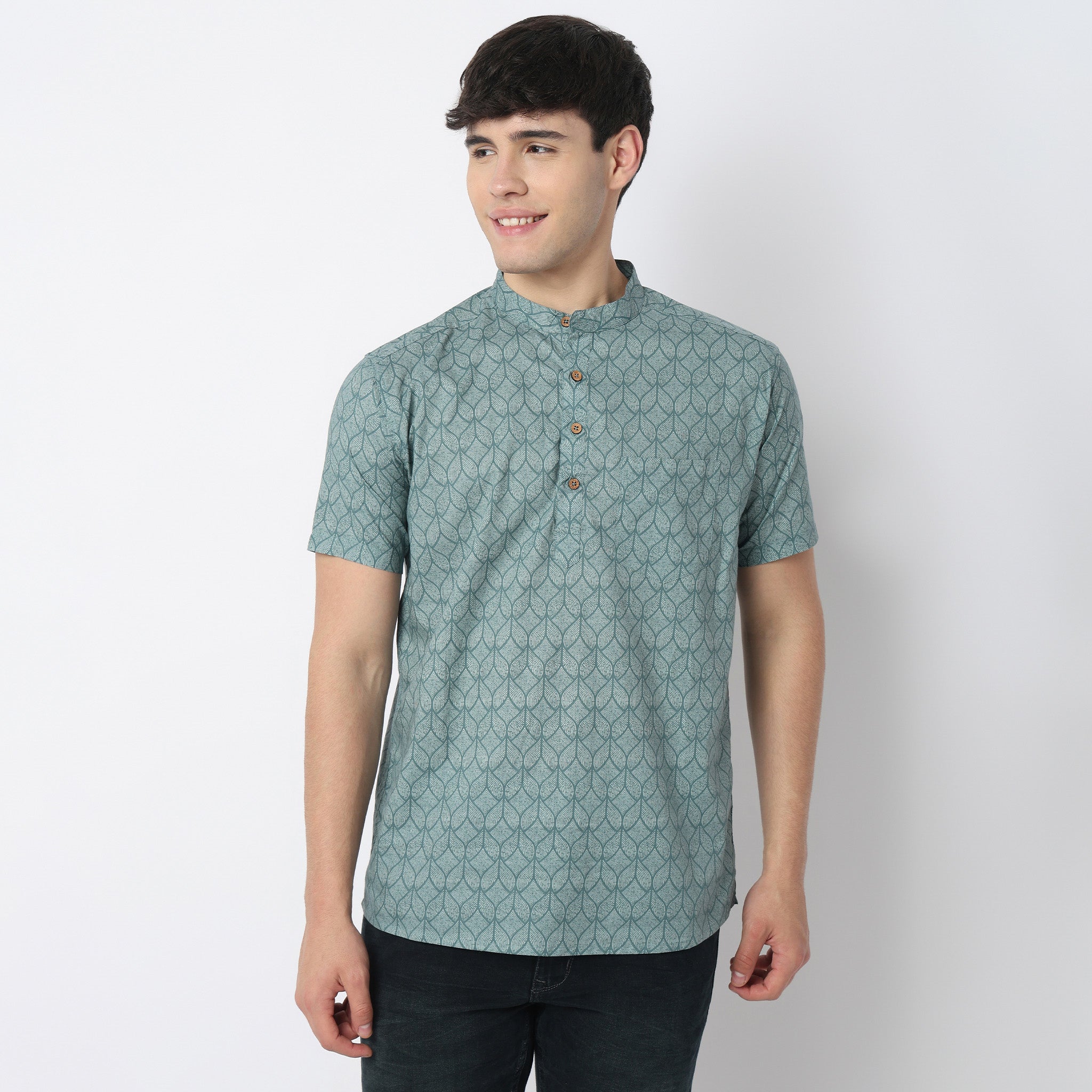 Cotton Printed Short Kurta