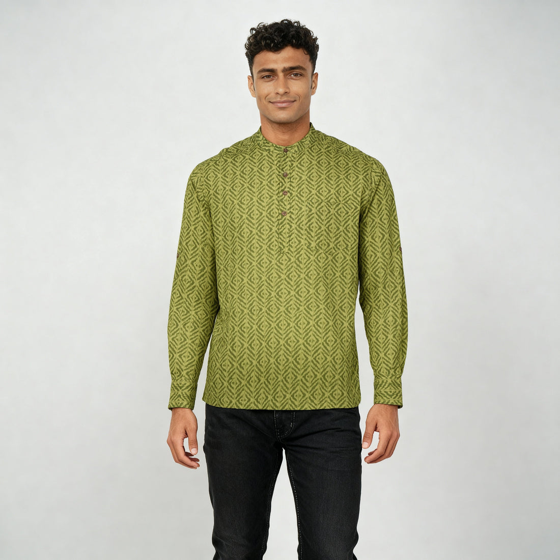 Cotton Printed Short Kurta