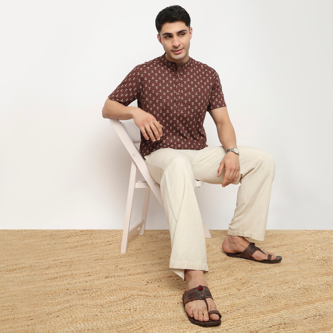 Cotton Printed Short Kurta