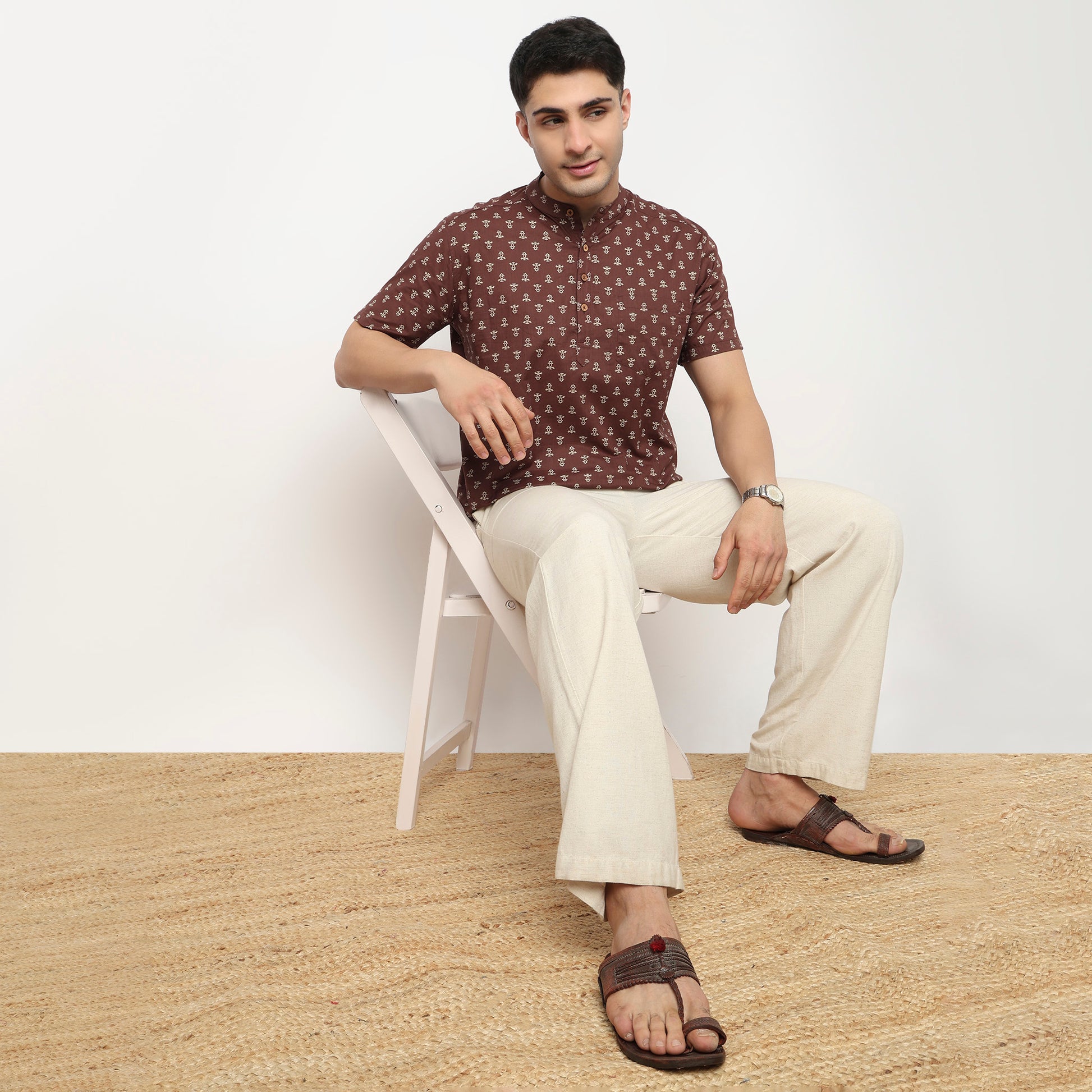 Cotton Printed Short Kurta