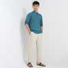 Structured Cotton Short Kurta
