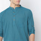 Structured Cotton Short Kurta