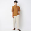Jacquard Cotton Short Kurta