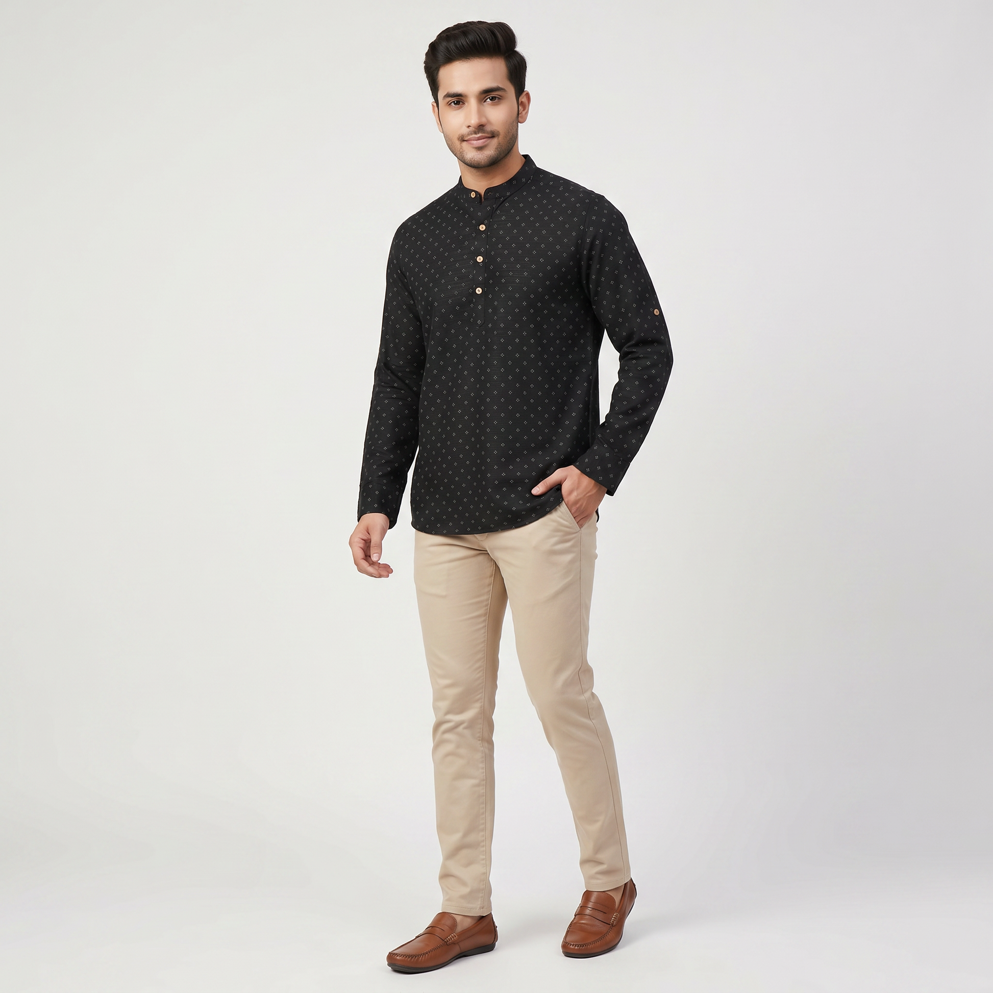 Cotton Printed Short Kurta