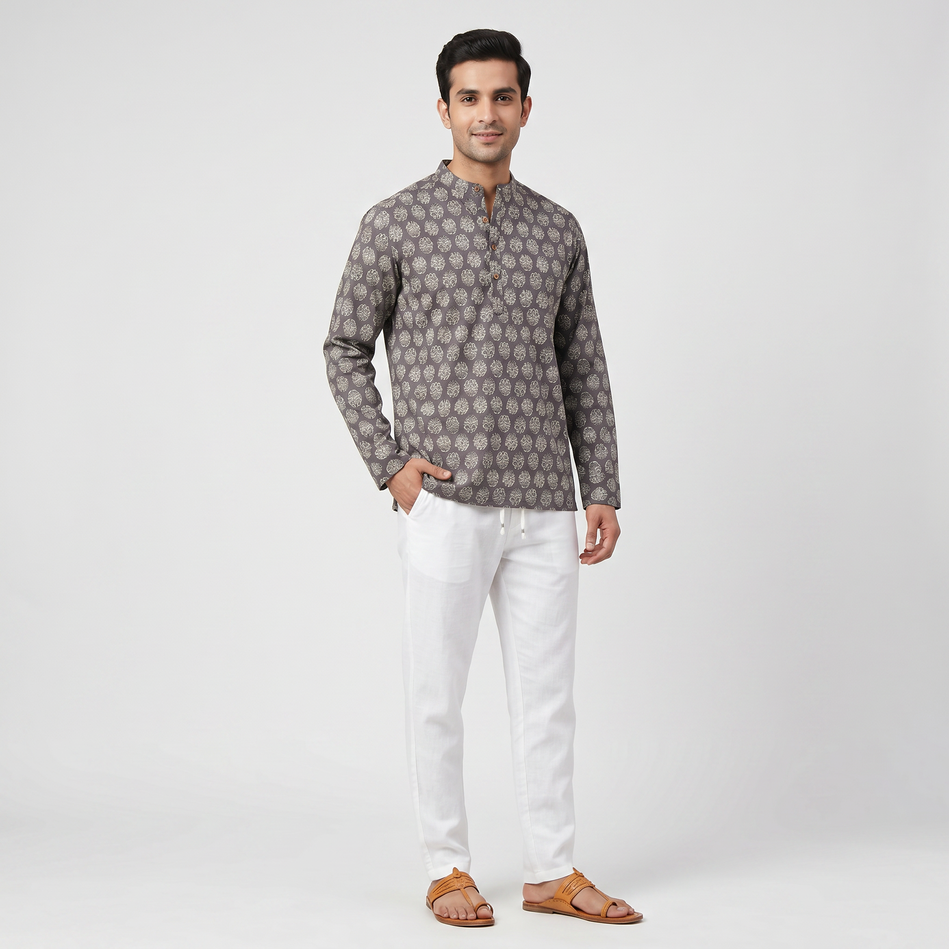 Cotton Printed Short Kurta