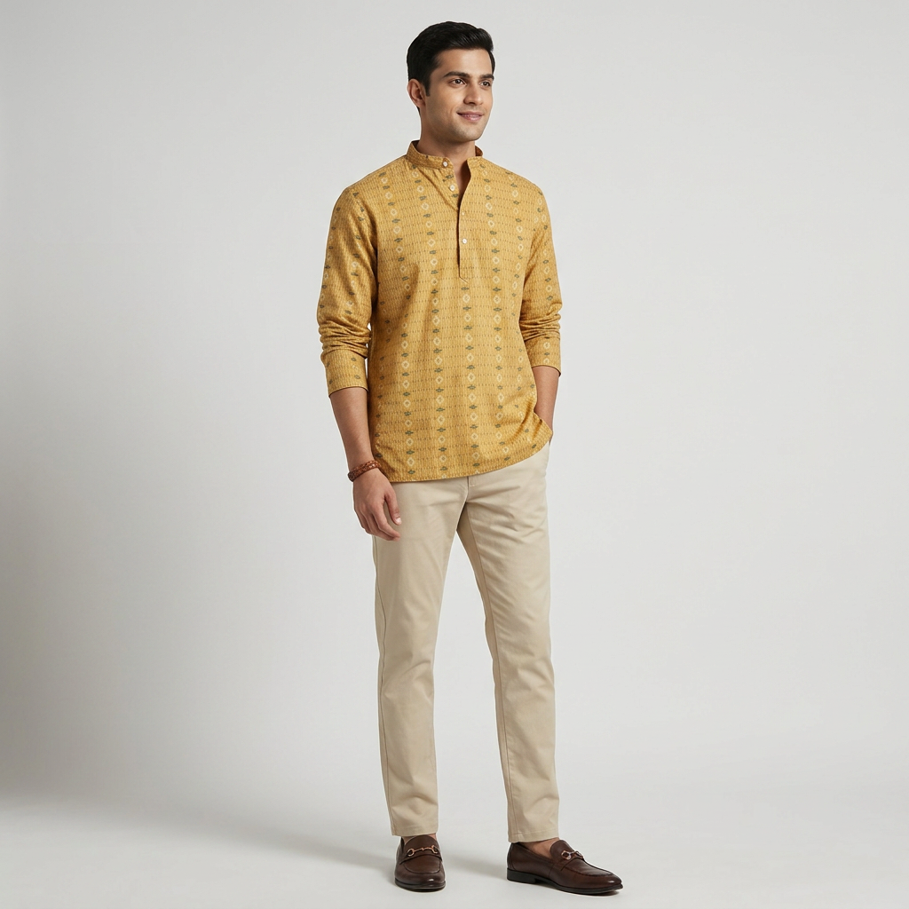 Printed Short Kurta