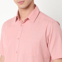 Slim Fit Solid Shirt